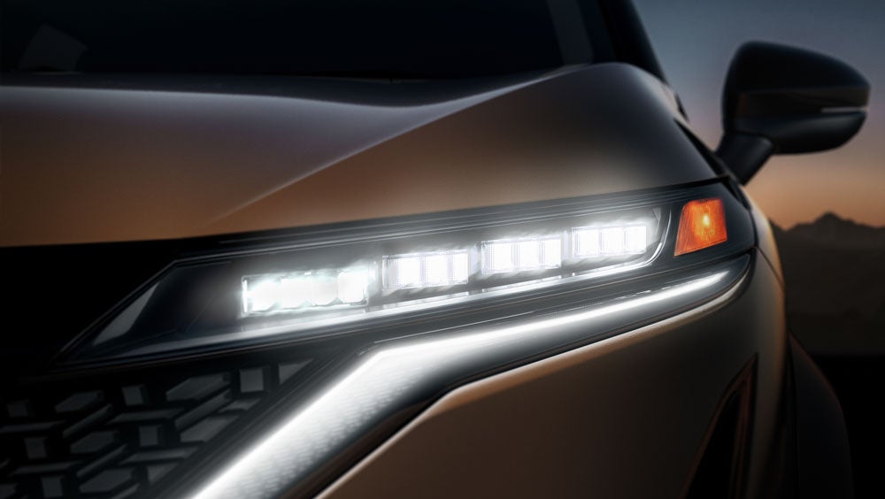 Nissan ARIYA LED headlamps | Nissan of Bowie in Bowie MD