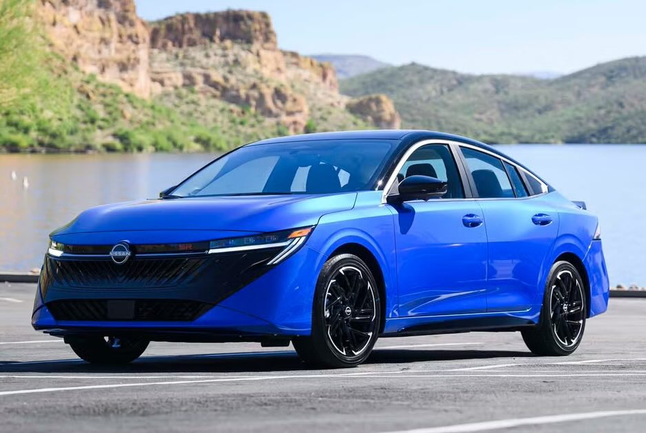 A photo of a Nissan Sentra featuring one of several trims.