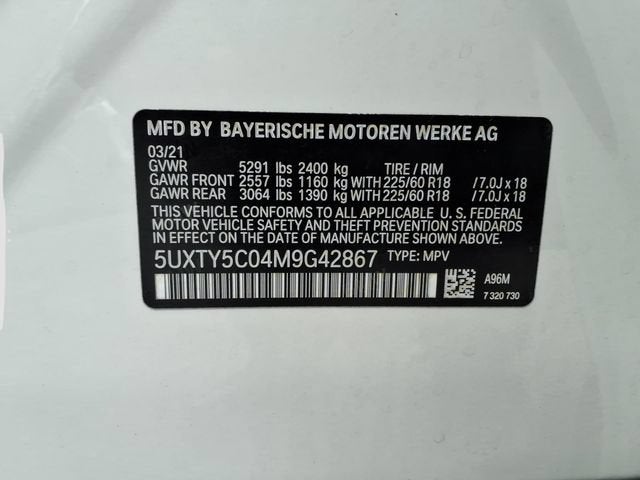 2021 BMW X3 xDrive30i
