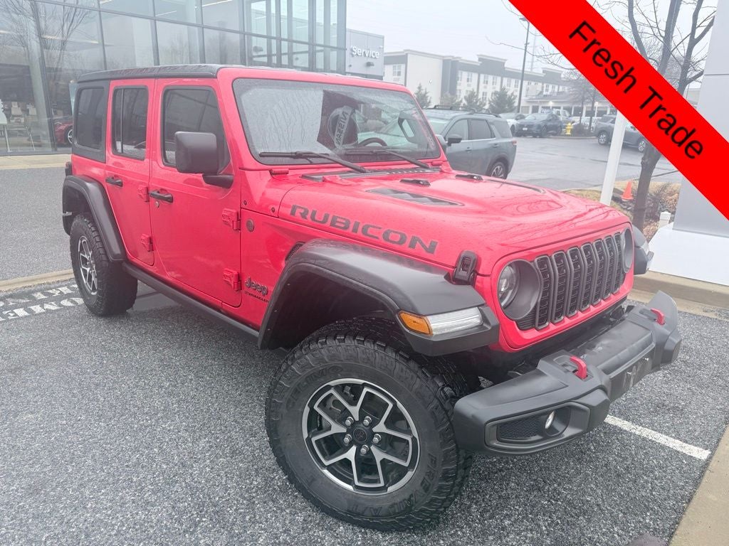 2024 Jeep Wrangler Rubicon 4DR 3 PIECE HARDTOP "ONE OWNER"