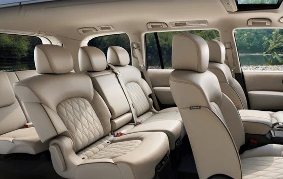 2023 Nissan Armada showing 8 seats | Nissan of Bowie in Bowie MD