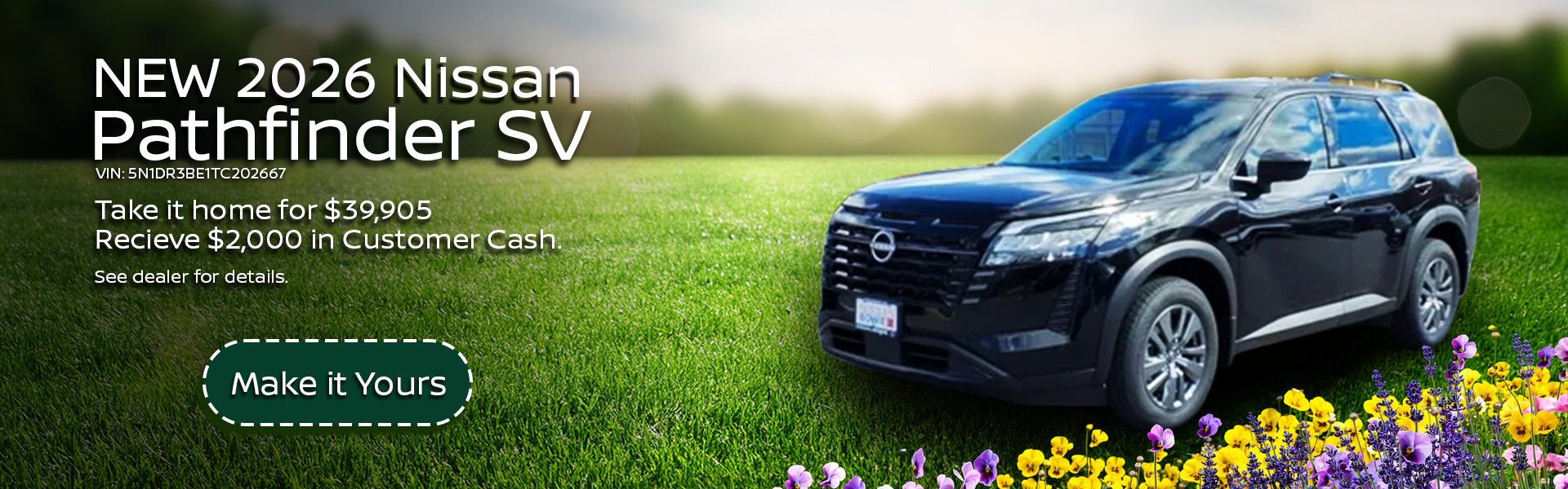 2026 Nissan Pathfinder SV