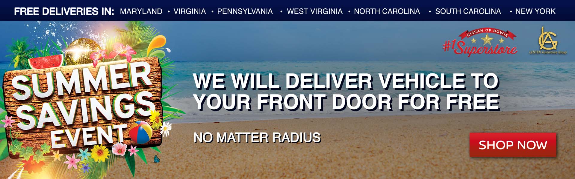 we will deliver vehicle to your front door