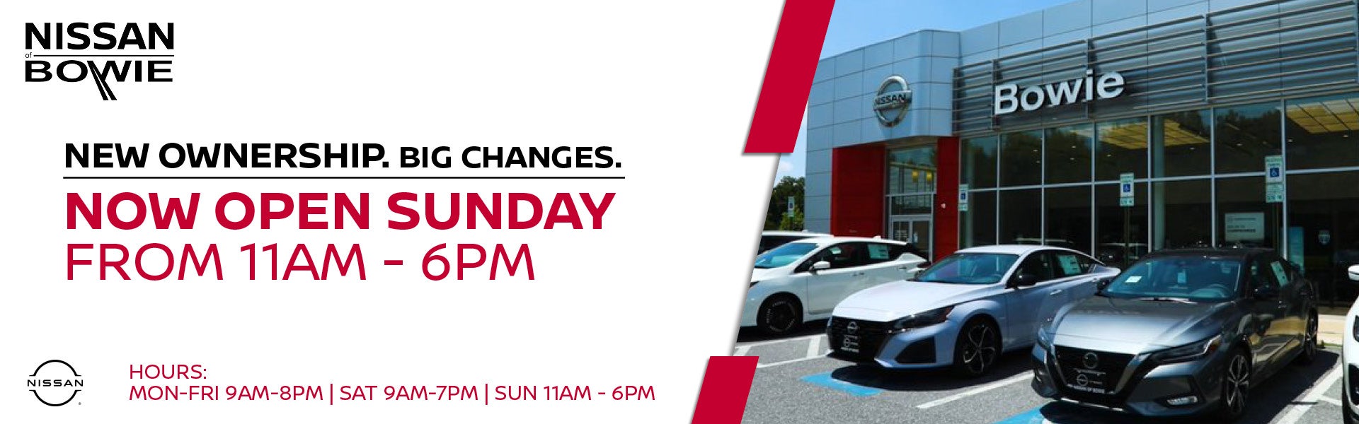 Nissan of Bowie New Hours